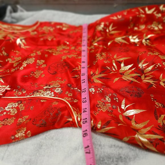 ASIAN STYLE MINI DRESS WITH ZIPPER CLOSURE XL - Picture 10 of 10